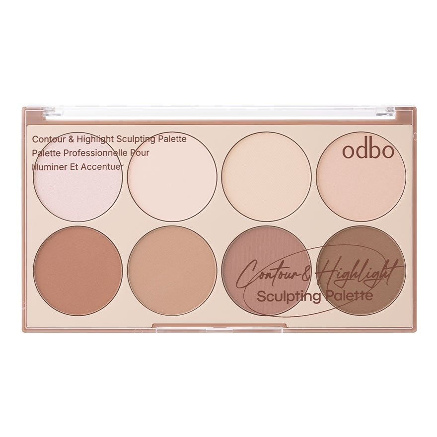 Odbo Contour Highlight Sculpting Palette 20g. 1335-01 Brown