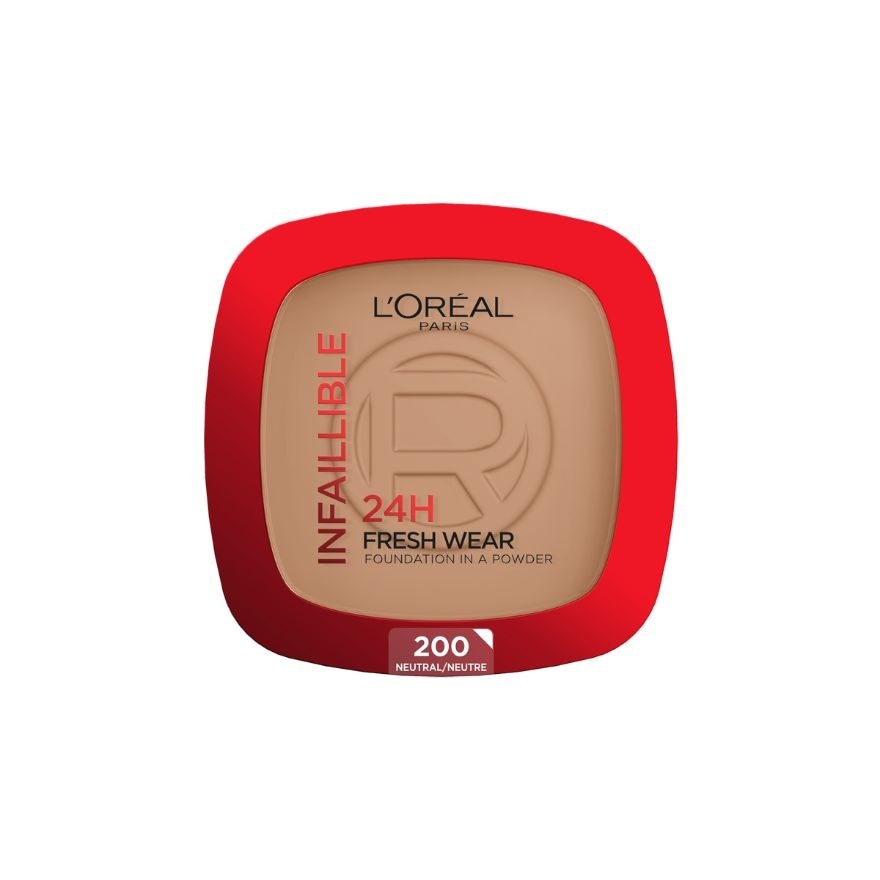 L'Oreal Infaillible 24H Fresh Wear Foundation In A Powder 9g. 200 Sable Dore