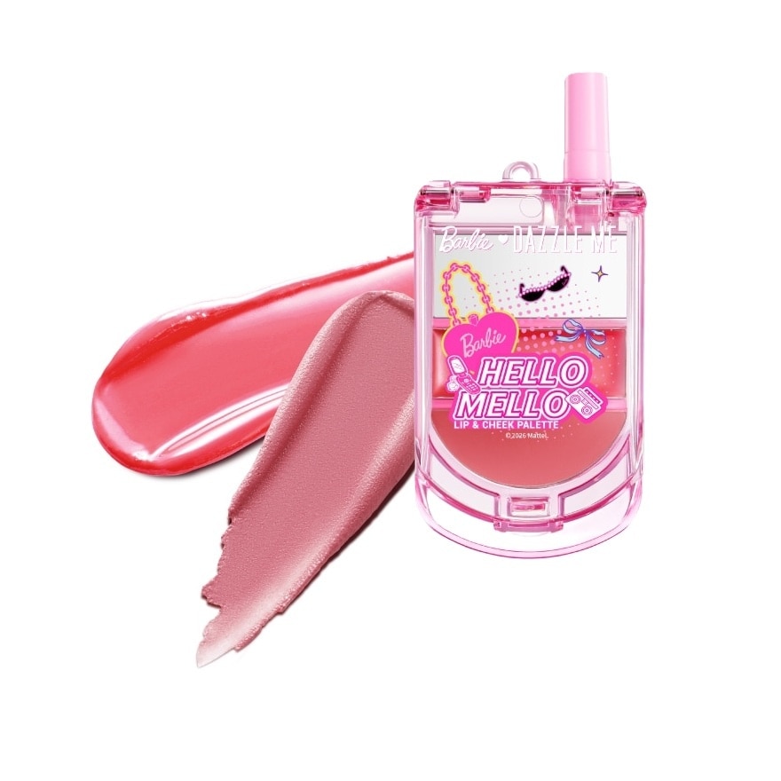 แดซเซิล มี บาร์บี้ เฮลโล เมลโล่ ลิป  ชีค พาเลท 1.6ก. 01 พาวเวอร์ พิ้งค์