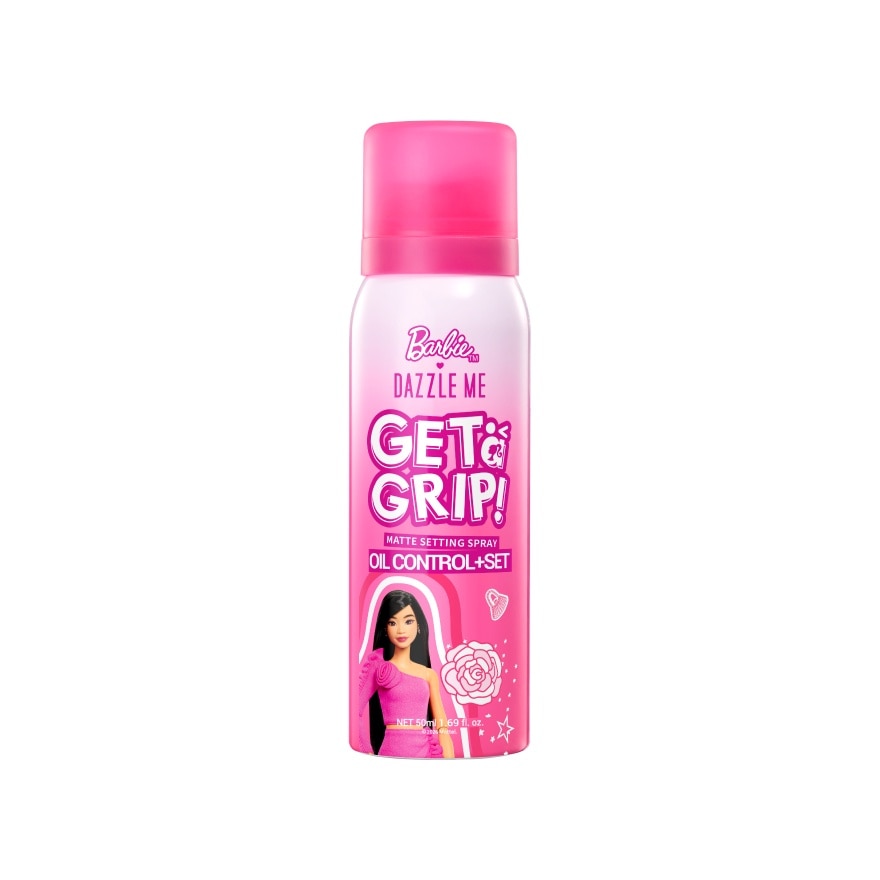 Dazzle Me Barbie Get a Grip Matte Setting Spray Oil Control + Set 50ml.