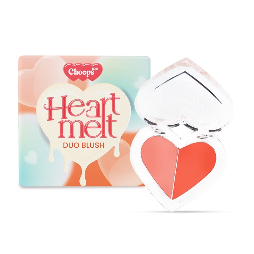 Choops Me Heart Melt Blush Duo 4g. 03 Peach Baby