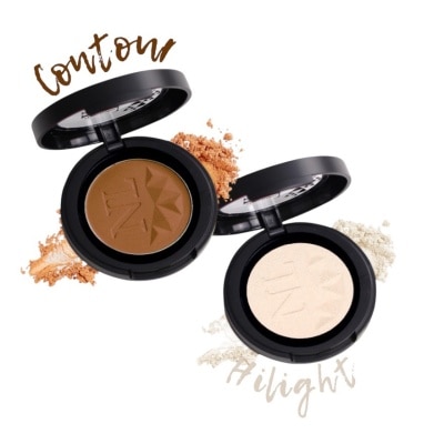 Nario Llarias - Nario llarias Value Pack Contouring 3.9g. 02 Brown Sugar  Highlighter 3.9g. 01 Snowin