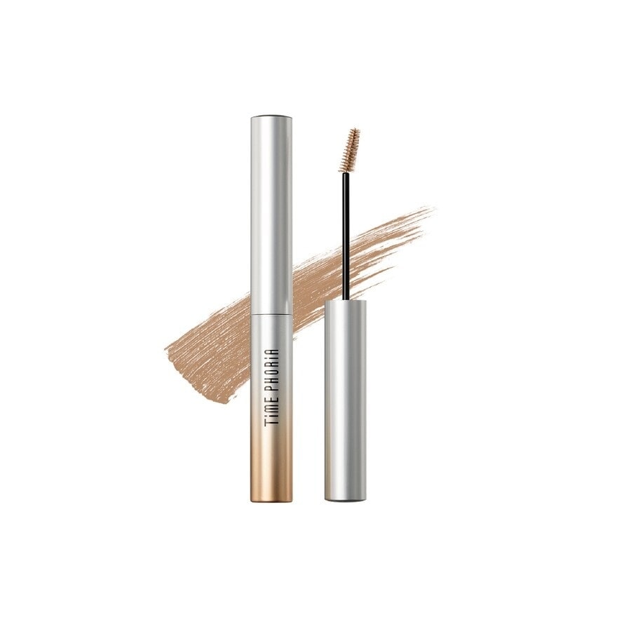 ไทม์ฟอเรีย ริวีลลา ทินเท็ด อายบราว มาสคาร่า 3.2ก. 004 ไลท์ บราวน์