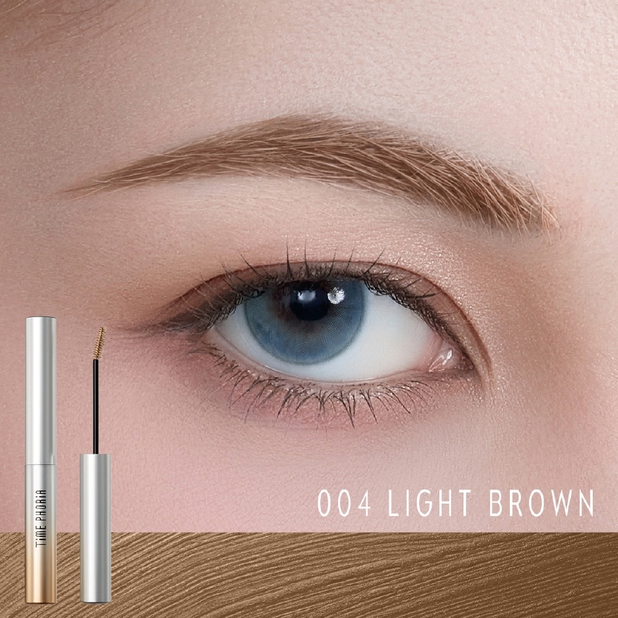 ไทม์ฟอเรีย ริวีลลา ทินเท็ด อายบราว มาสคาร่า 3.2ก. 004 ไลท์ บราวน์