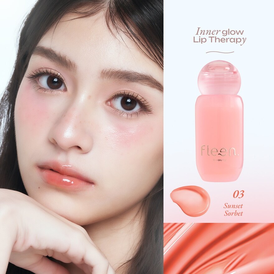 Fleen Beauty Inner Glow Lip Therapy 3.2g. 03 Sunset Sorbet