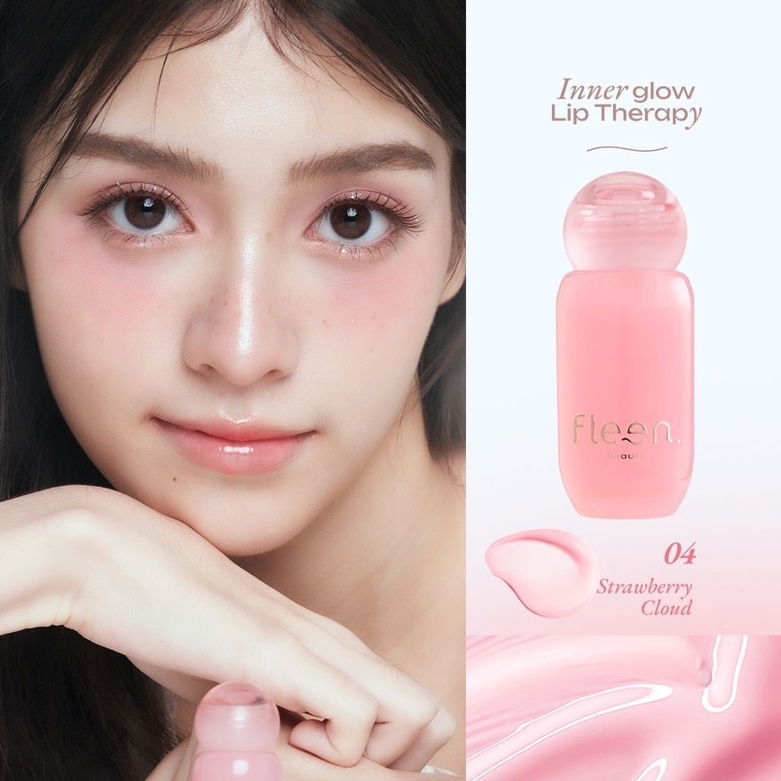 Fleen Beauty Inner Glow Lip Therapy 3.2g. 04 Strawberry Cloud