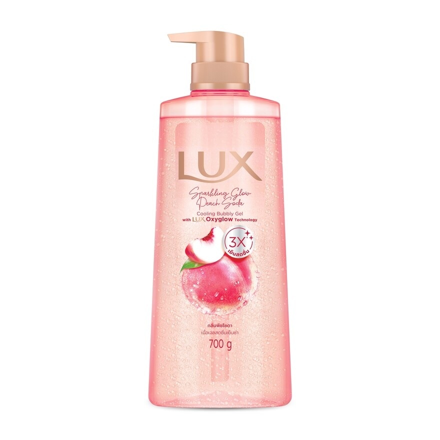 ลักส์ บอดี้วอช สปาร์คกลิ้ง โกลว์ พีช โซดา เจล 700 กรัม