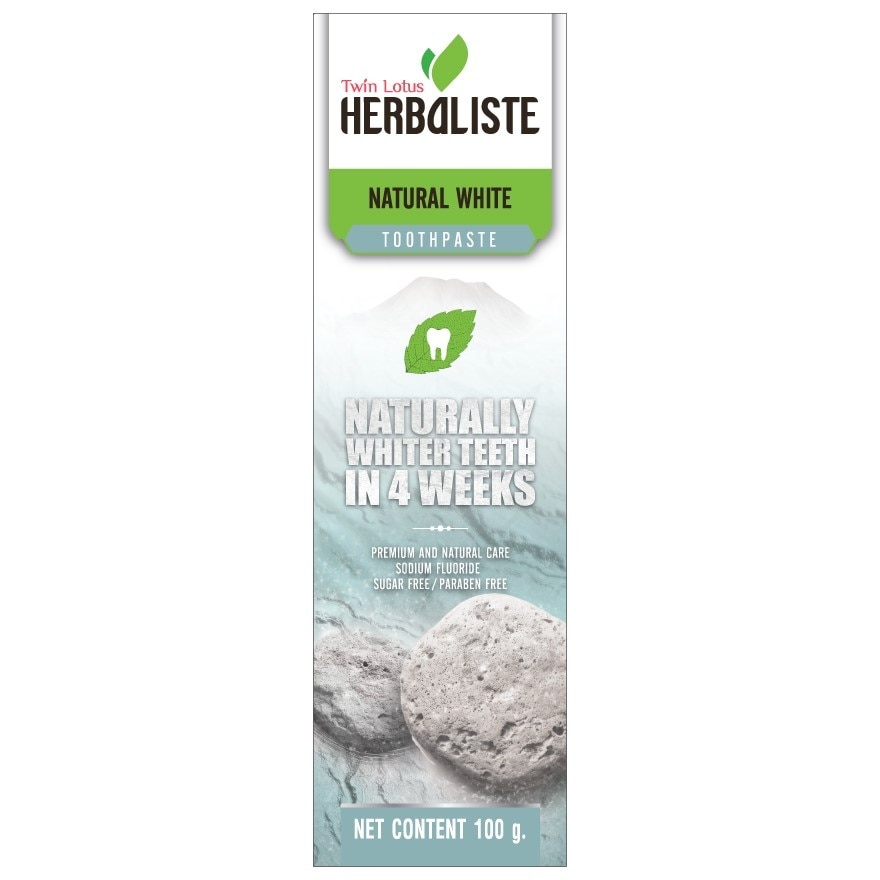 ทวินโลตัส ยาสีฟัน เฮอร์เบิ้ลลิสต์ สูตรเนเชอรัล ไวท์ 100 กรัม