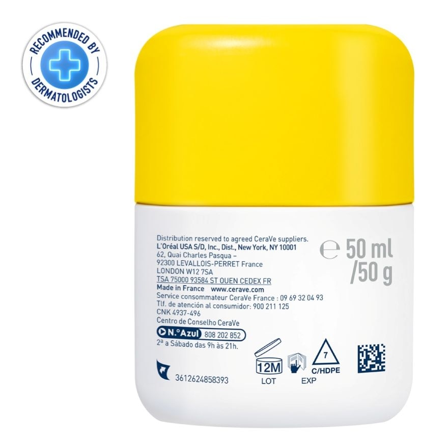 เซราวี อินวิซิเบิ้ล ดราย ทัช ฟลูอิด ซันสกรีน SPF50+ PA+ ผิวธรรมดา-ผิวมัน 50 มล.