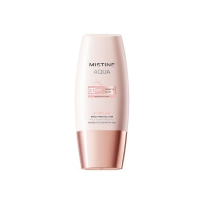 Mistine - มิสทิน อะควา เบส เดลี่ โพรเทคชั่น ไบร์ท แอนด์ โกลว์ เฟซ ซันสกรีน โปร SPF50+ PA++++40ม