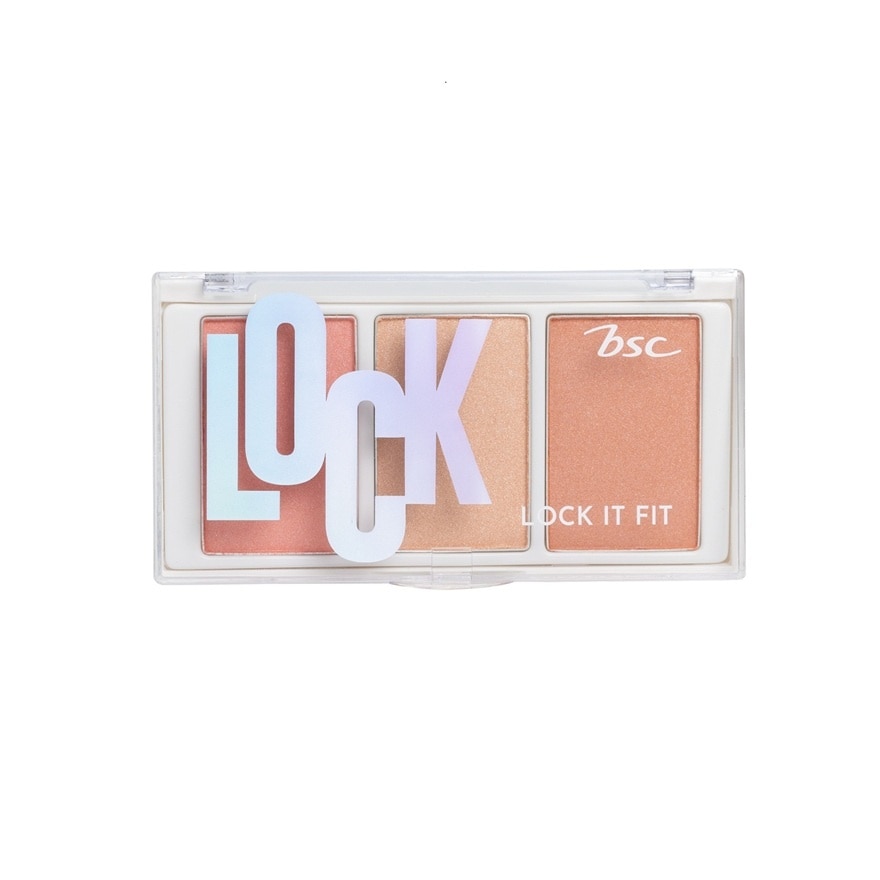 บีเอสซี ล็อค อิท ฟิต ลูมินัส เฟส พาเลท 15.3ก. X1 สเตย์ ชายน์