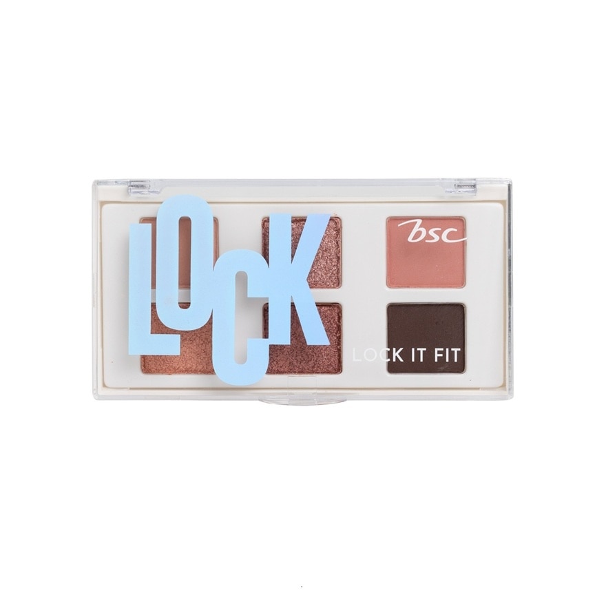 Bsc Lock It Fit Stay On Eye Palette 9g. X2 Lively Mode