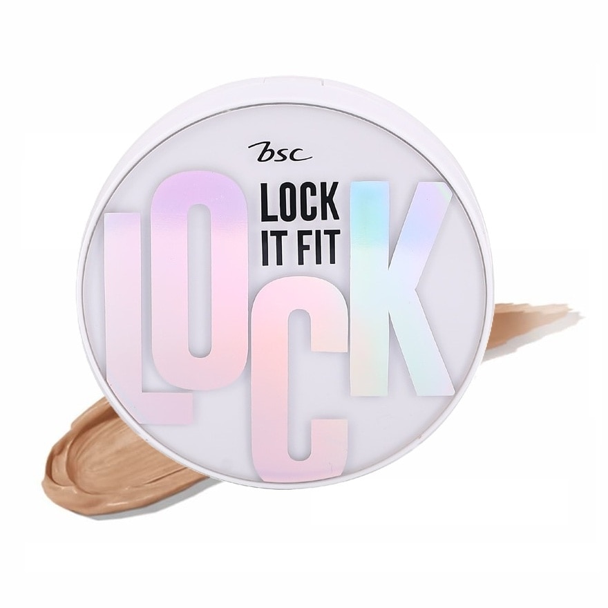 Bsc Lock It Fit Ever Matte Blur Cushion SPF25 PA++ 15g. 02 Natural Beige