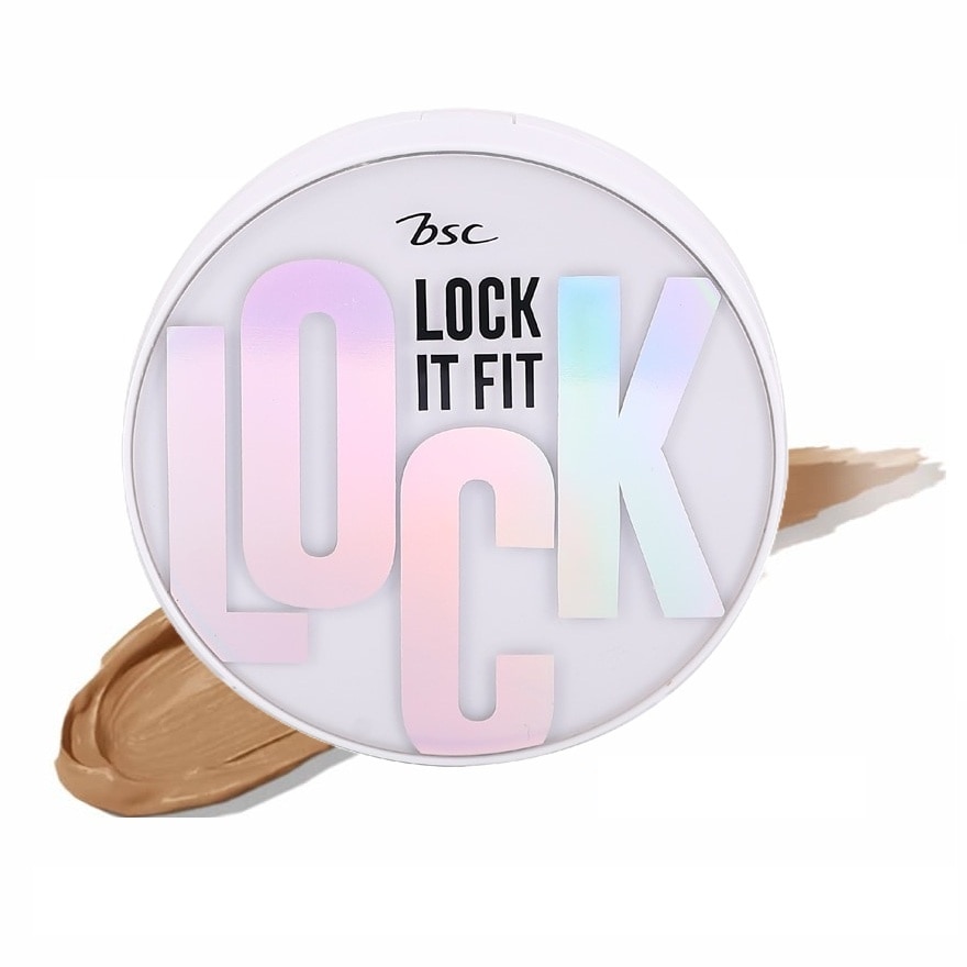 Bsc Lock It Fit Ever Matte Blur Cushion SPF25 PA++ 15g. 03 Soft Tan