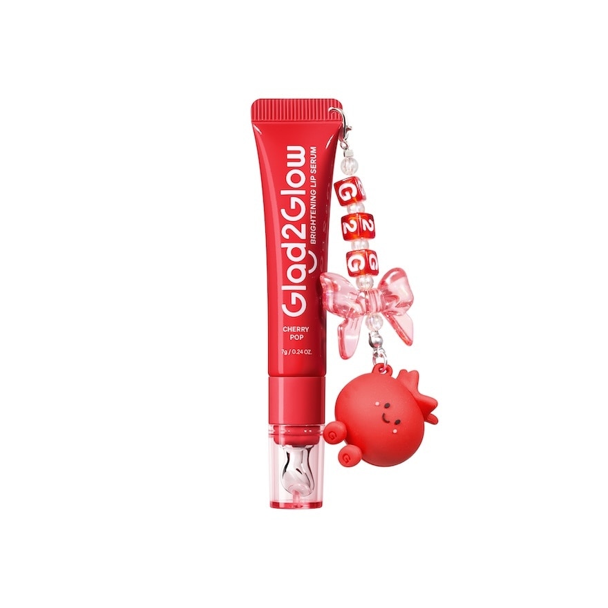 Glad2Glow Brightening Lip Serum Cherry Pop (Red) 7 G.