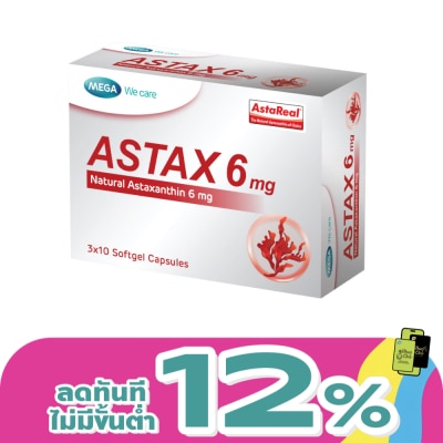 Mega - Mega Astax 6mg 30 Capsule