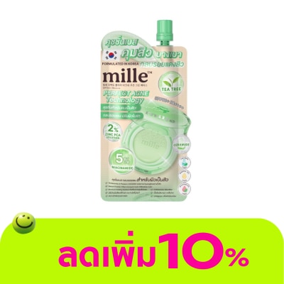 Mille - Mille Perfect Clear Acne Cushion Green Base SPF50+ PA++++ 6g.