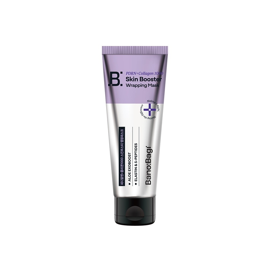 บาโนบากิ พีดีอาร์เอ็น พลัส คอลลาเจน 1000 สกิน บูสเตอร์ แร็ปปิ้ง มาสก์ 70 มล.