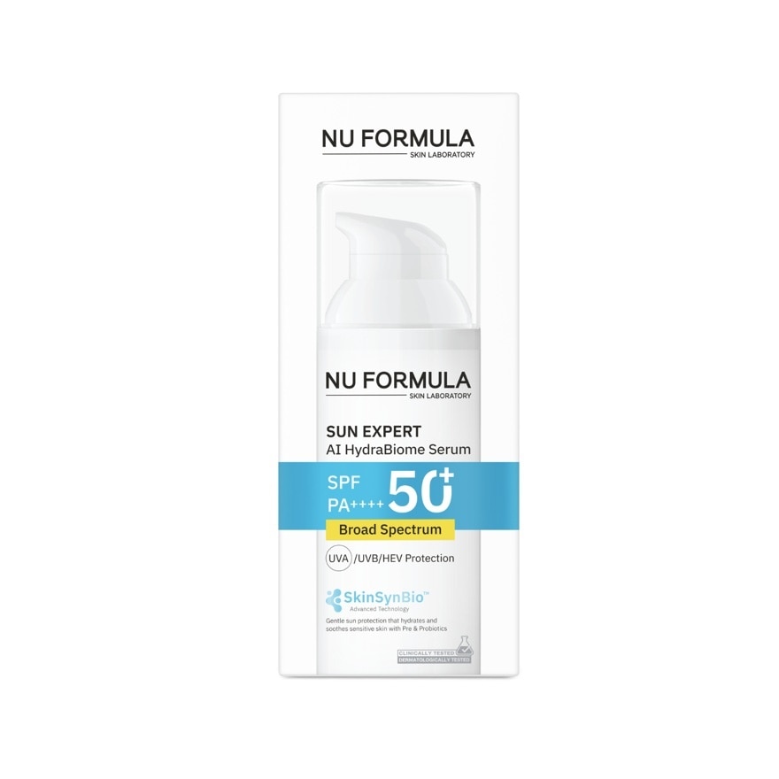 Nu Formula Sun Expert AI HydraBiome Serum SPF50+ PA++++ 40 Ml.
