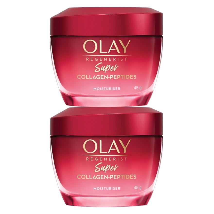 Olay Regenerist Super Collagen Peptides Soft Moisturiser 45 G.Twin Pack