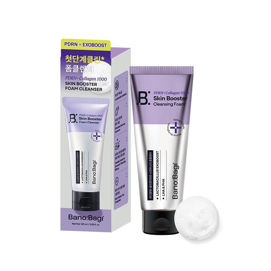 Banobagi PDRN + Collagen 1000 Skin Booster Foam Cleanser 100 Ml.