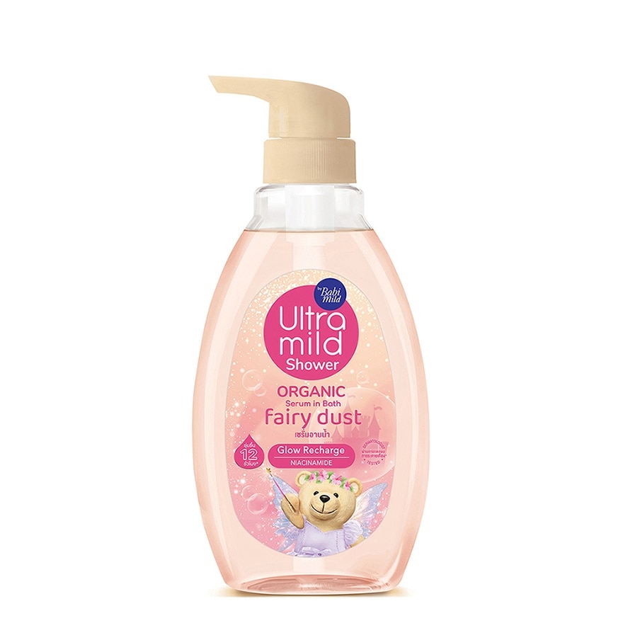 Ultra Mild By Babi Mild Shower Organic Serum In Bath Fairy Dust 370 Ml.