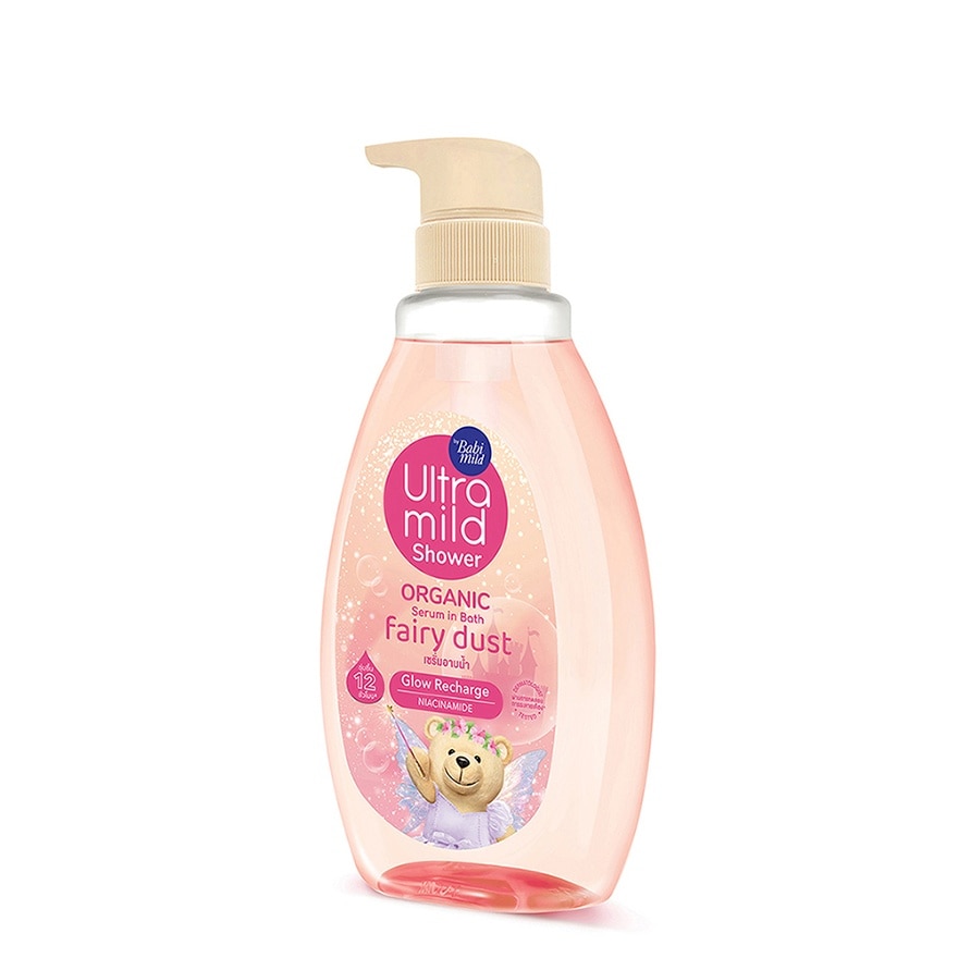 Ultra Mild By Babi Mild Shower Organic Serum In Bath Fairy Dust 370 Ml.