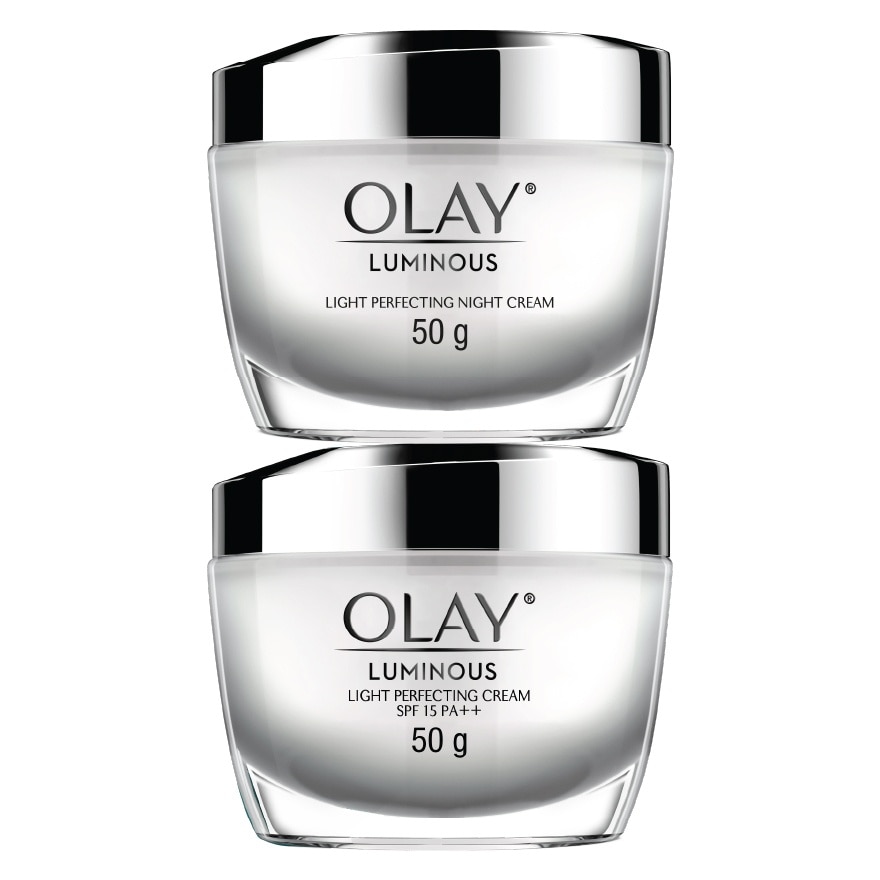 Olay Luminous Light Perfecting Cream SPF 15 50 G.+Light Perfecting Night Cream 50 G.