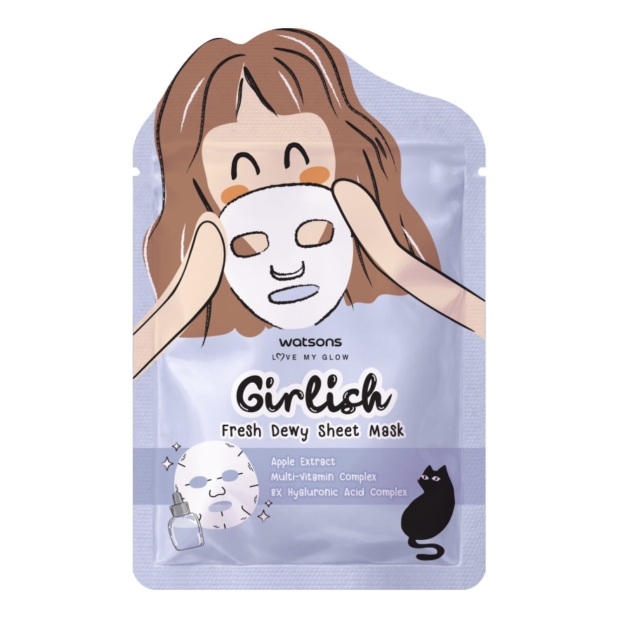 วัตสัน เกิร์ลลิช เฟรช ดิวอี้ ชีท มาสก์ 1แผ่น