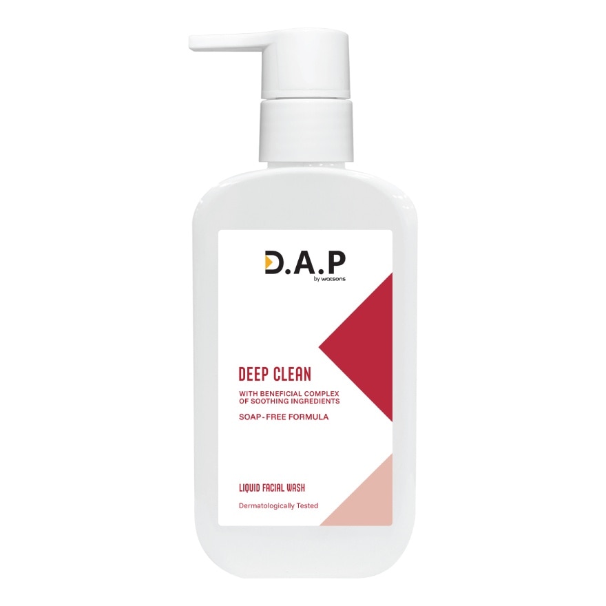 D.A.P by Watsons Deep Clean Liquid Facial Wash 150ml.