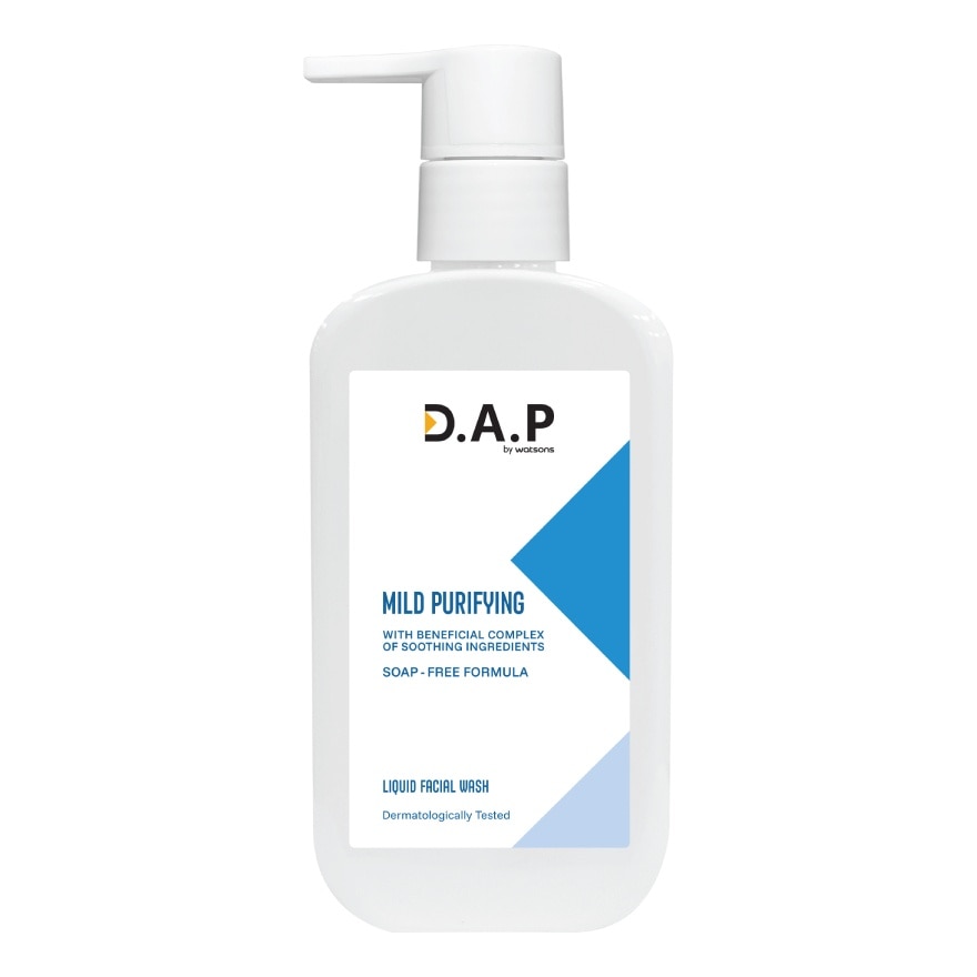 D.A.P by Watsons Mild Purifying Liquid Facial Wash 150ml.