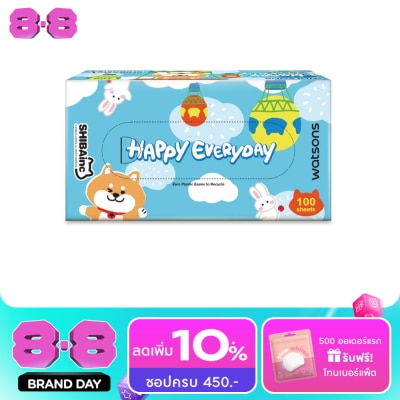 Watsons - Watsons Velvet Soft Box Tissues (Shibainc) 3ply x 100sheets. image
