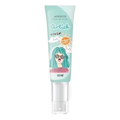 Watsons - Watsons Girlish Acne Sun SPF50+ PA++++ 30ml.