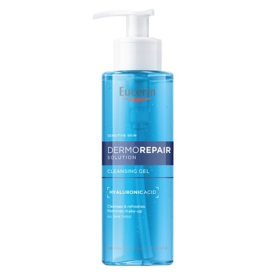 Eucerin - ยูเซอริน เดอร์โมรีแพร์ โซลูชั่น คลีนซิ่งเจล 200 มล. เจลล้างหน้าสูตรอ่อนโยน