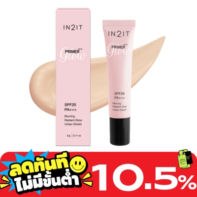 In 2 It In2It Primer++ Glow SPF25 PA+++ Blurring Radiant Glow Urban Shield 3g. image