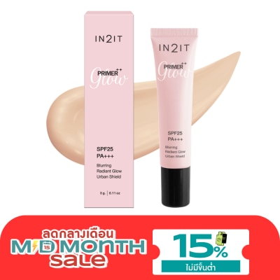 In 2 It In2It Primer++ Glow SPF25 PA+++ Blurring Radiant Glow Urban Shield 3g. image