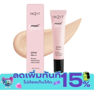 In 2 It In2It Primer++ Glow SPF25 PA+++ Blurring Radiant Glow Urban Shield 3g. image