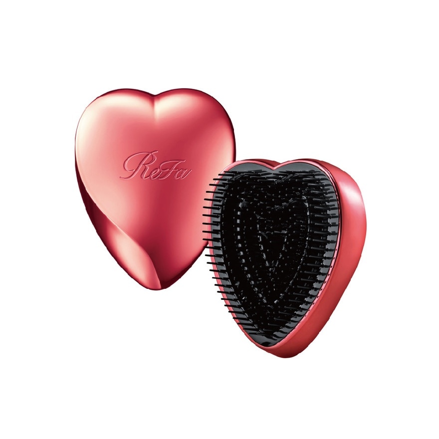 ReFa Heart Brush Shine Red 1'S