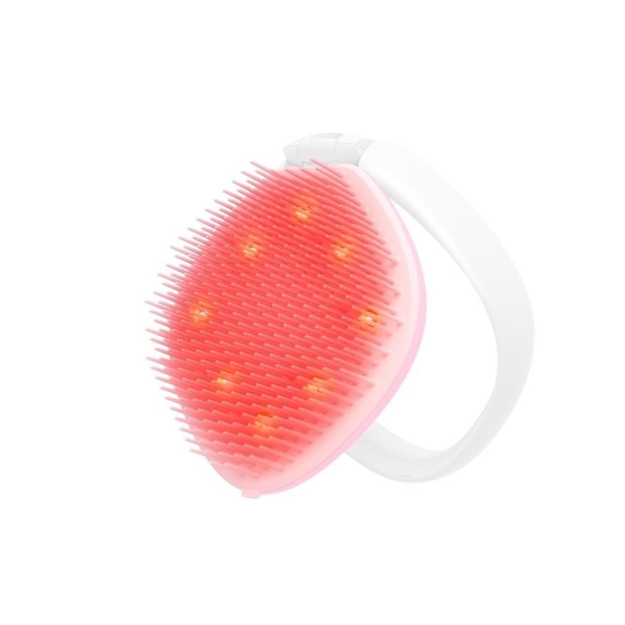 Foreo Flip Play Red Light Hairbrush Tickle Me Pink