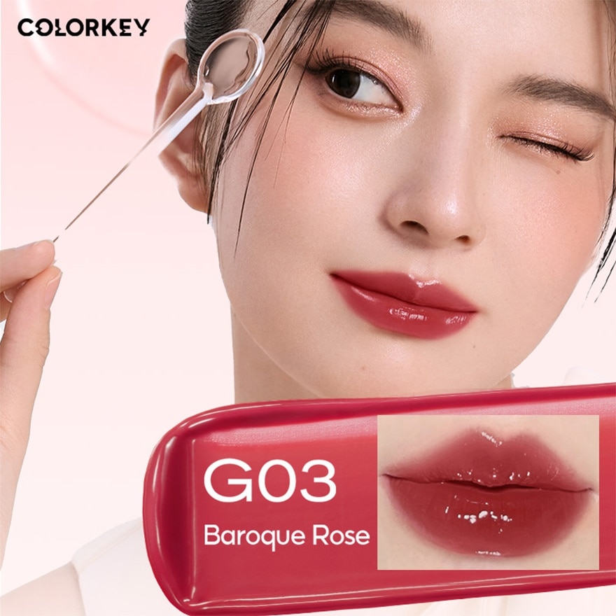 Colorkey Juicy Glow Lipstick 2.2g. G03 Baroque Rose