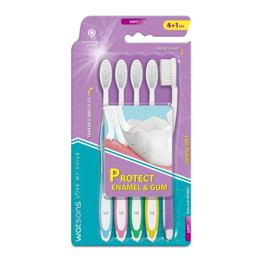 Watsons Gentle Soft Toothbrush 5s.