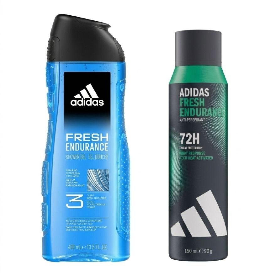 อาดิดาส ชาวเวอร์ เจล เฟรชเอนดูแรนซ์ ทรีอินวัน 400 มล.+สเปรย์ เฟรช เอนดูแรนซ์ 150 มล.