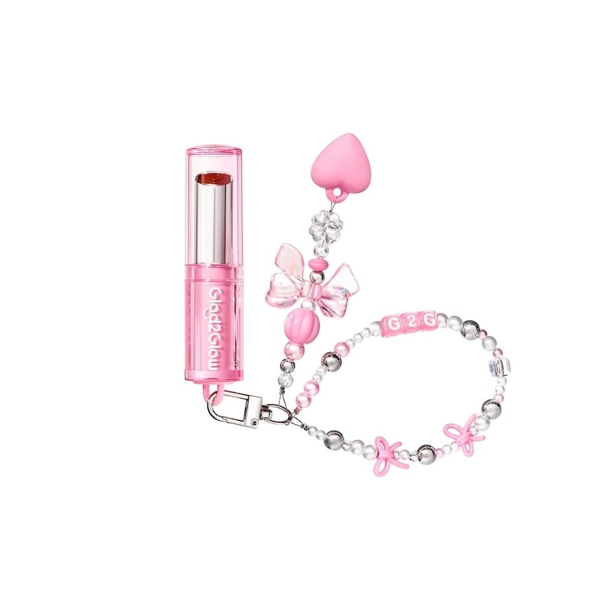 Glad2Glow Glowy Tint Lip Balm 03 Red Velvet Latte 3 G.