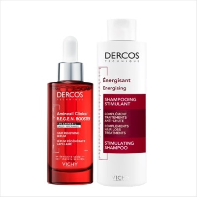 Vichy - Vichy Dercos Aminexil Clinical R.E.G.E.N. Booster Serum 90 ml. + Engery+ Aminexil Sha
