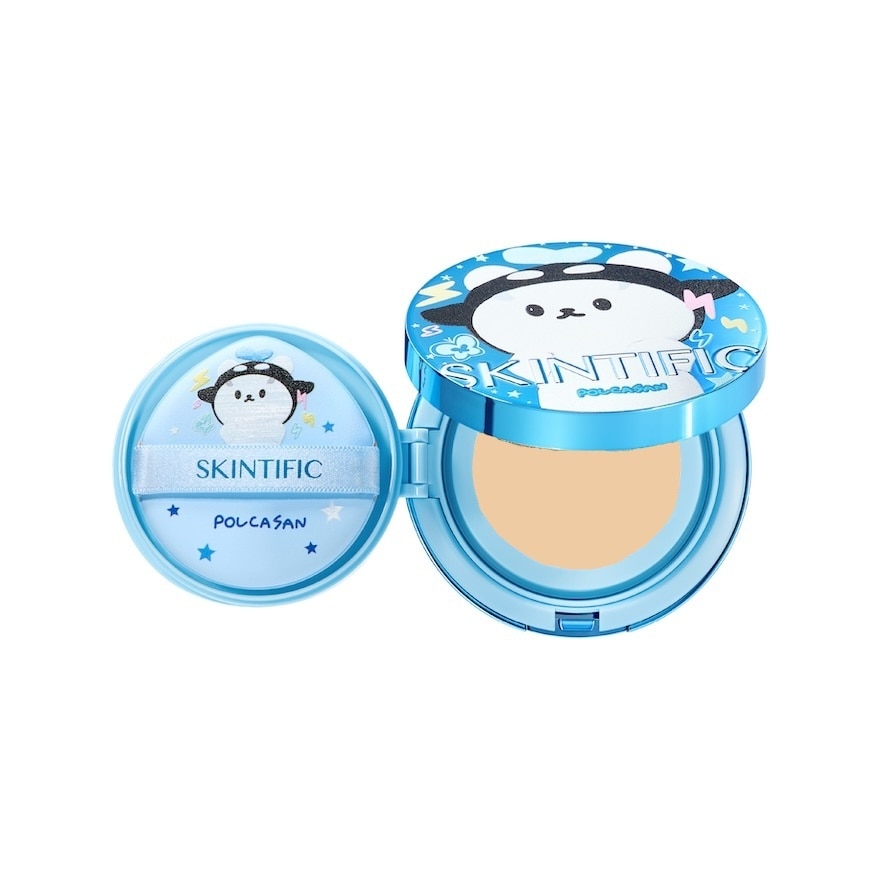 Skintific Perfect Stay Velvet Matte Cushion Polcasan 11g. 02N Natural Ivory