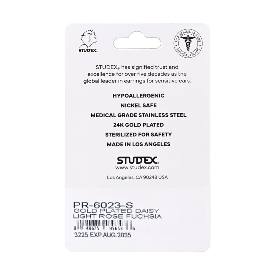 Studex Sensitive Daisy Light Rose Fuchsia