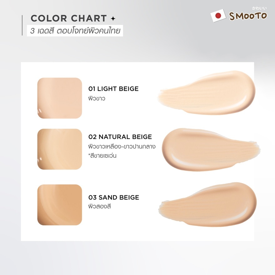 Smooto Nextgen Cushion 6g. 02 Natural Beige