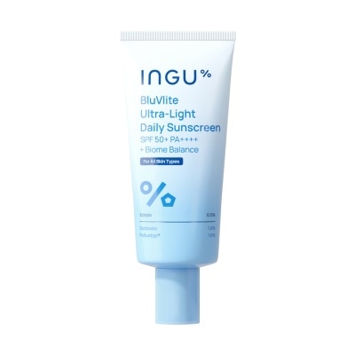 INGU - INGU BluVlite Ultra-Light Daily Sunscreen SPF50+ PA++++  +Biome Balance 50g