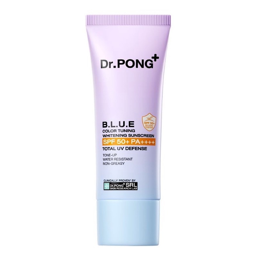 Dr.Pong+ B.L.U.E. Color Tuning Whitening Sunscreen SPF50+ PA++++ 25 g.