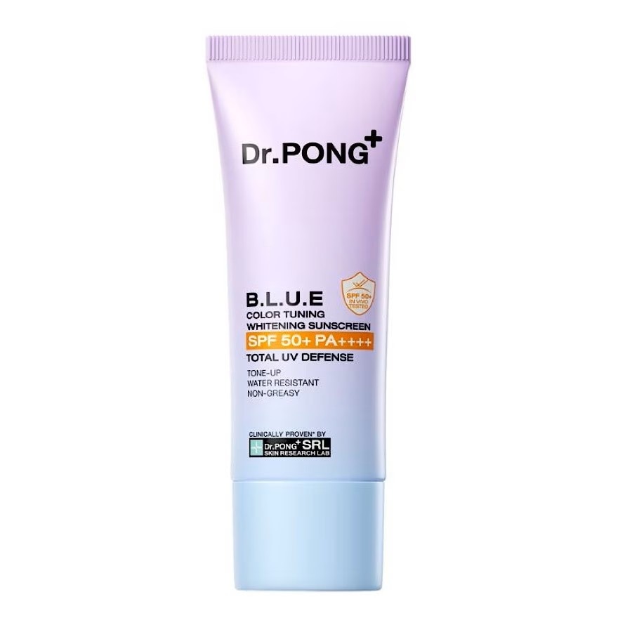 Dr.Pong+ B.L.U.E. Color Tuning Whitening Sunscreen SPF50+ PA++++ 25 g.